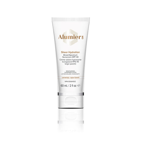 Alumier Sheer Hydration Broad Spectrum Sunscreen SPF40 UNTINTED 60ml