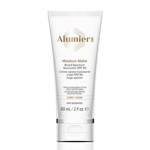 Alumier Moisture Matte Broad Spectrum Sunscreen SPF40 IVORY 60ml