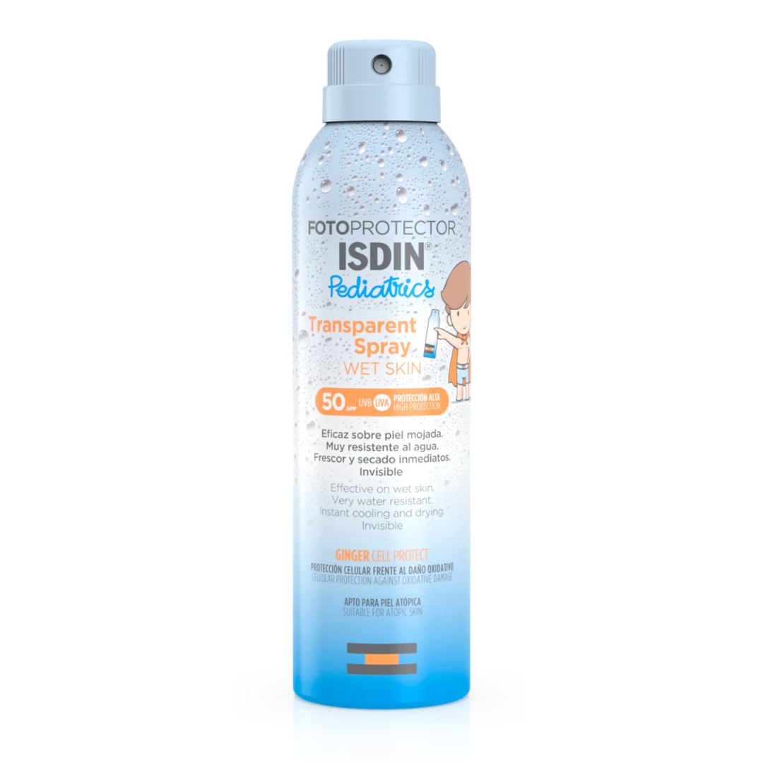 ISDIN Fotoprotector Pediatrics Transparent Spray Wet Skin 50 250ml